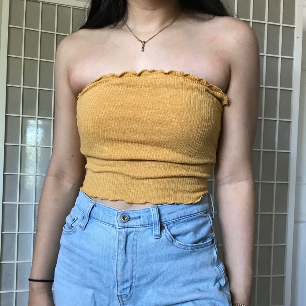 Yellow Tube Top